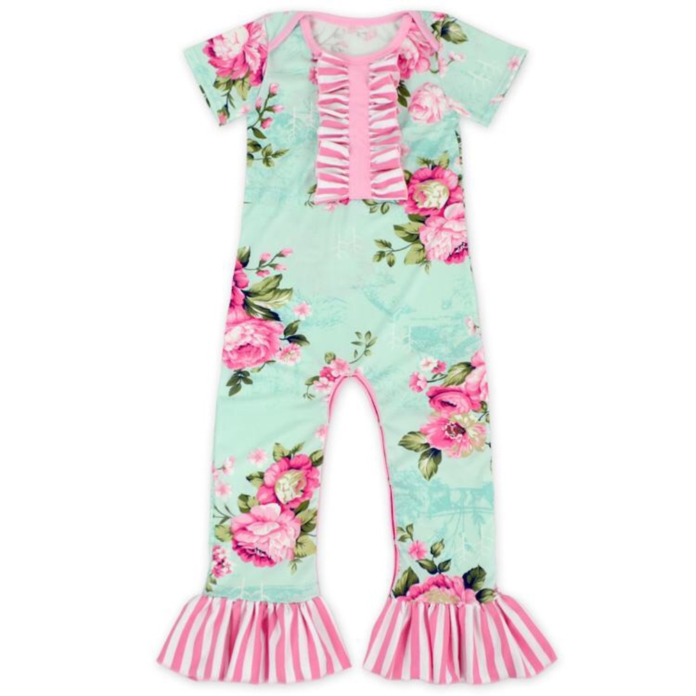 Little Girls Floral Romper 3 sizes